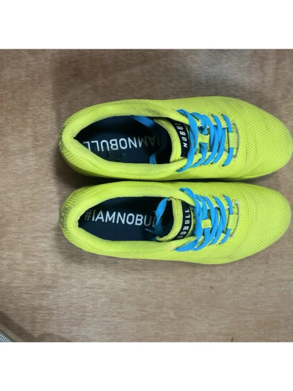 NO BULL Women Size 9 Neon Green SuperFabric Trainers Running Shoes